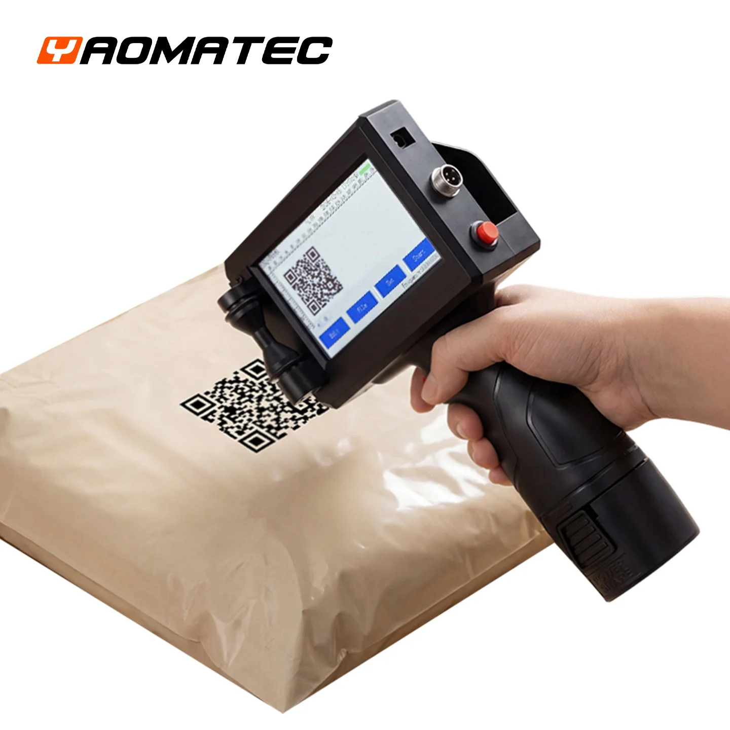 Yaomatec Y300 12.7mm Multi-language Handheld Portable Inkjet Printer for Date, Batch Number, Bar Code and logo
Yaomatec Y300 12.7mm Multi-language Handheld Portable Inkjet Printer for Date, Batch Number, Bar Code and logo