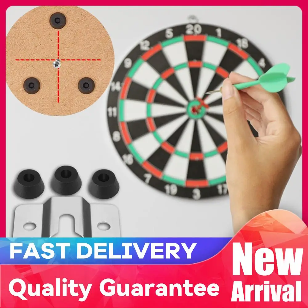 1 Set Dartboard Hanger with Pads and Screws Dart Board Hanger Bracket Dart Board Mounting Hardware for Mounting Dartboard
1 Set Dartboard Hanger with Pads and Screws Dart Board Hanger Bracket Dart Board Mounting Hardware for Mounting Dartboard