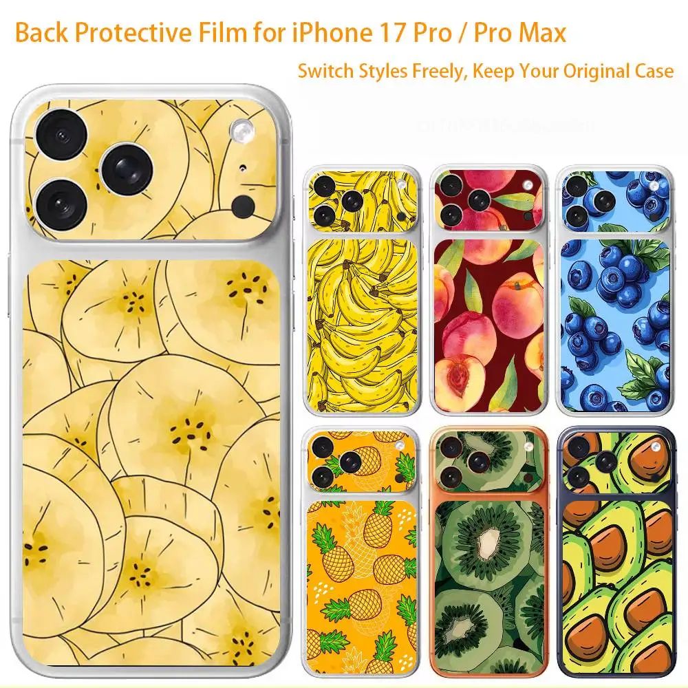Filled Fruit Premium Skin Wrap for iPhone 17 Pro/Max, Back Frame Camera Protective Decal (Not Case)
Filled Fruit Premium Skin Wrap for iPhone 17 Pro/Max, Back Frame Camera Protective Decal (Not Case)