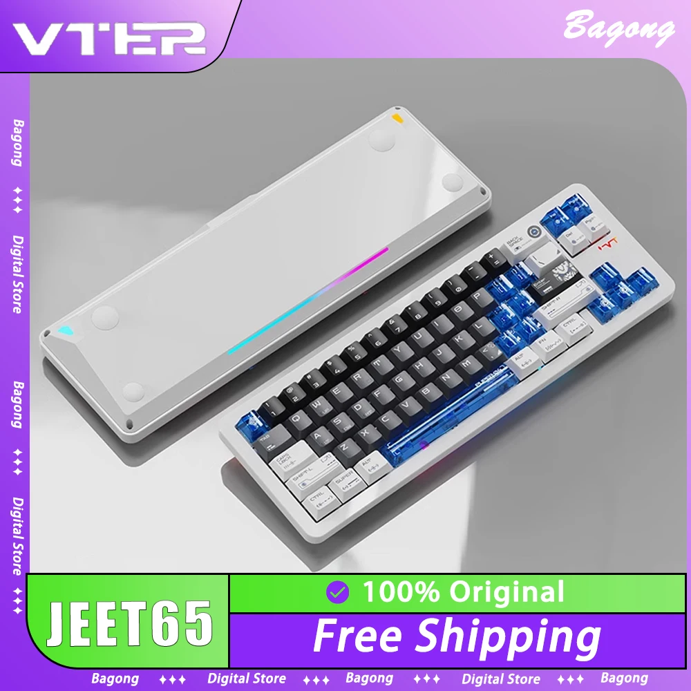 Механическая клавиатура VTER JEET65, магнитный переключатель, алюминиевый сплав, 8K, трехрежимная игровая клавиатура, RGB, 68% раскладка, индивидуальный ПК, геймер, подарок
Механическая клавиатура VTER JEET65, магнитный переключатель, алюминиевый сплав, 8K, трехрежимная игровая клавиатура, RGB, 68% раскладка, индивидуальный ПК, геймер, подарок