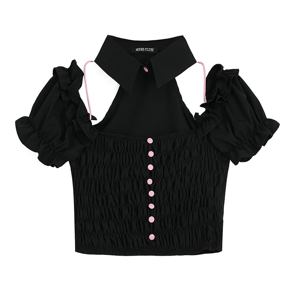 French Style T-Shirt Women's Short Bubble Sleeve Slim Square Neck Solid Color Cotton Top Female Casual Designed Clothing
French Style T-Shirt Women's Short Bubble Sleeve Slim Square Neck Solid Color Cotton Top Female Casual Designed Clothing