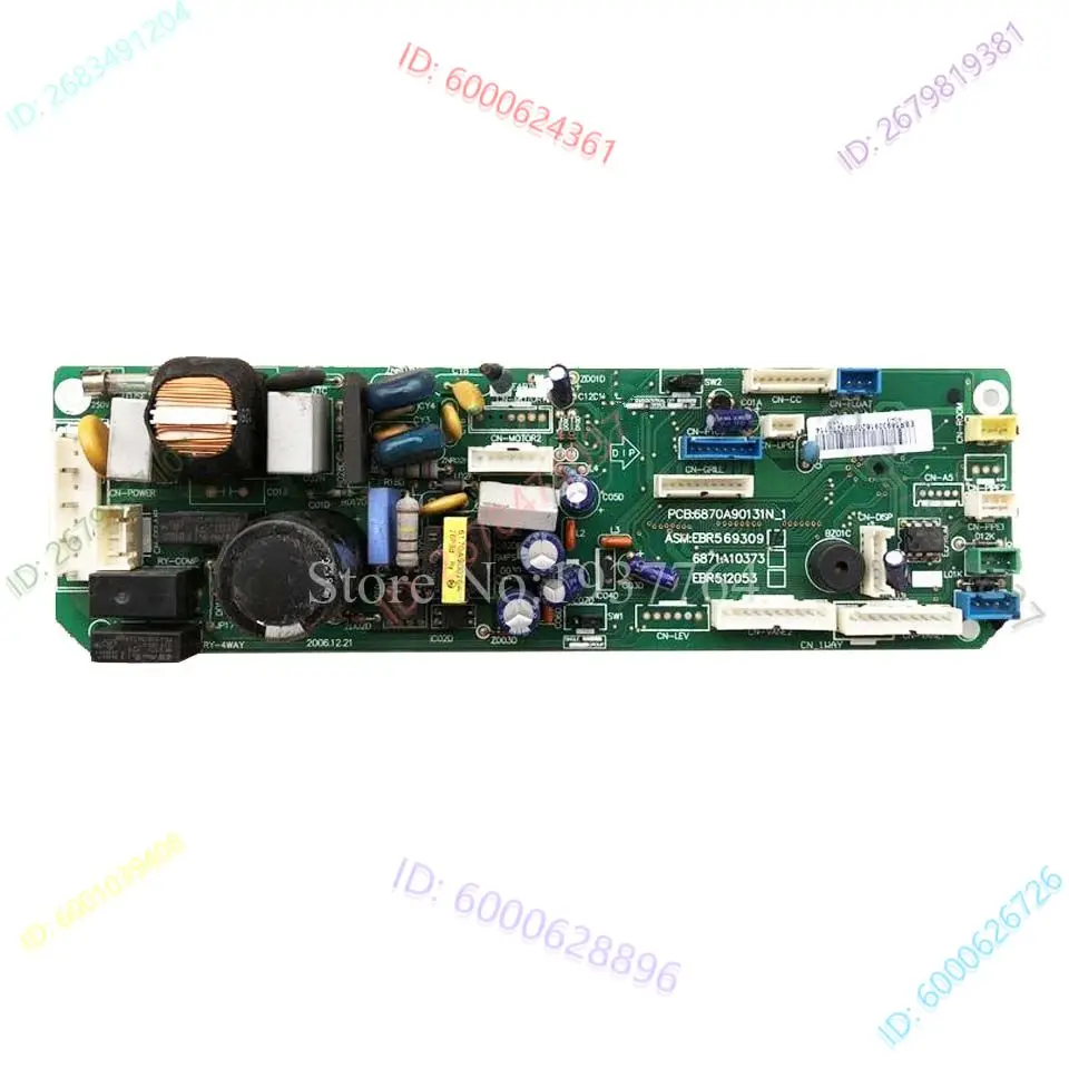 for air conditioner board circuit board 6870A90131N 6871A10362 6870A90131J computer board good working
for air conditioner board circuit board 6870A90131N 6871A10362 6870A90131J computer board good working