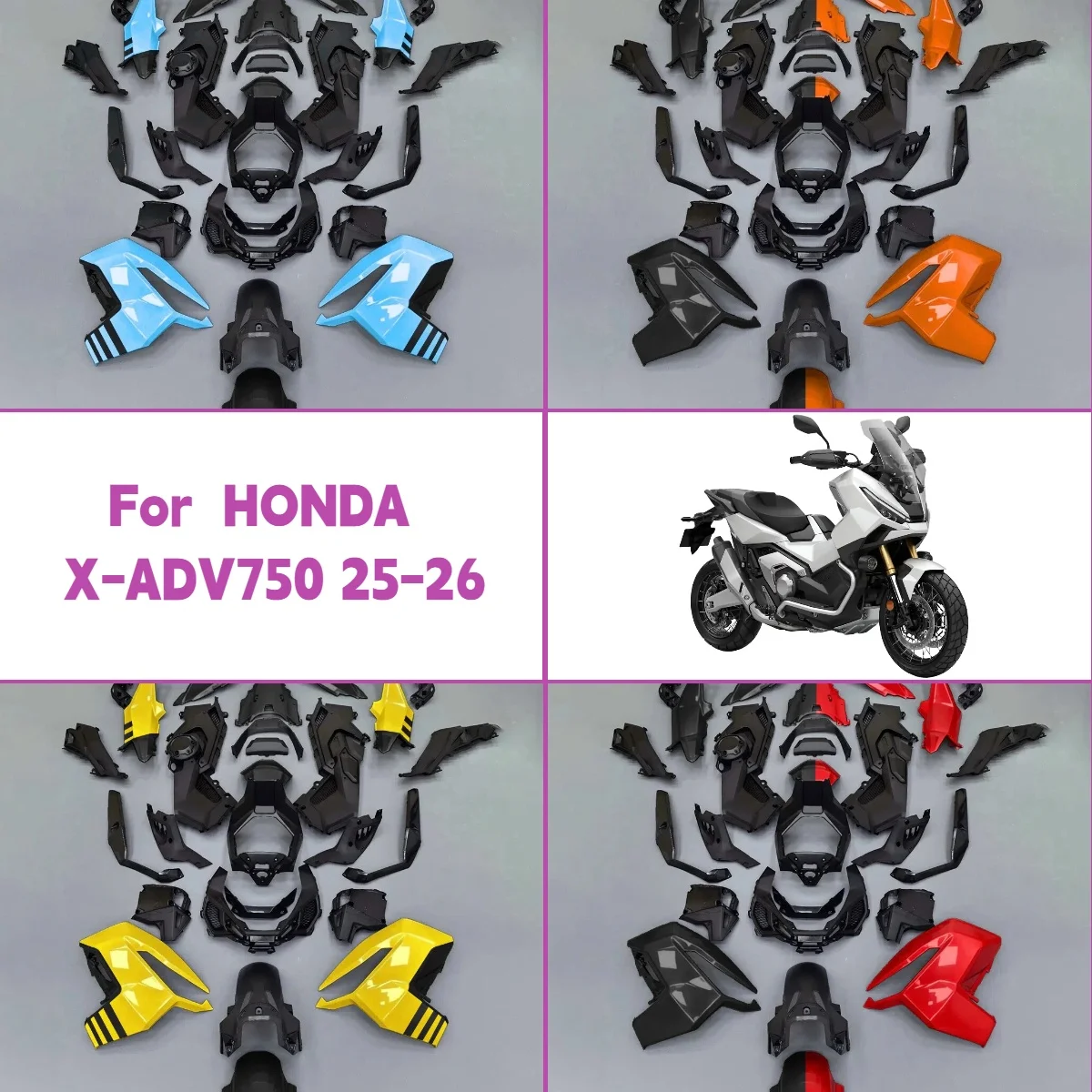 2025 2026 X-ADV750 High Quality Fairing Kit for 23 24 Honda X-ADV 750 Full Injection Motorcycle Body Cover Fairings
2025 2026 X-ADV750 High Quality Fairing Kit for 23 24 Honda X-ADV 750 Full Injection Motorcycle Body Cover Fairings