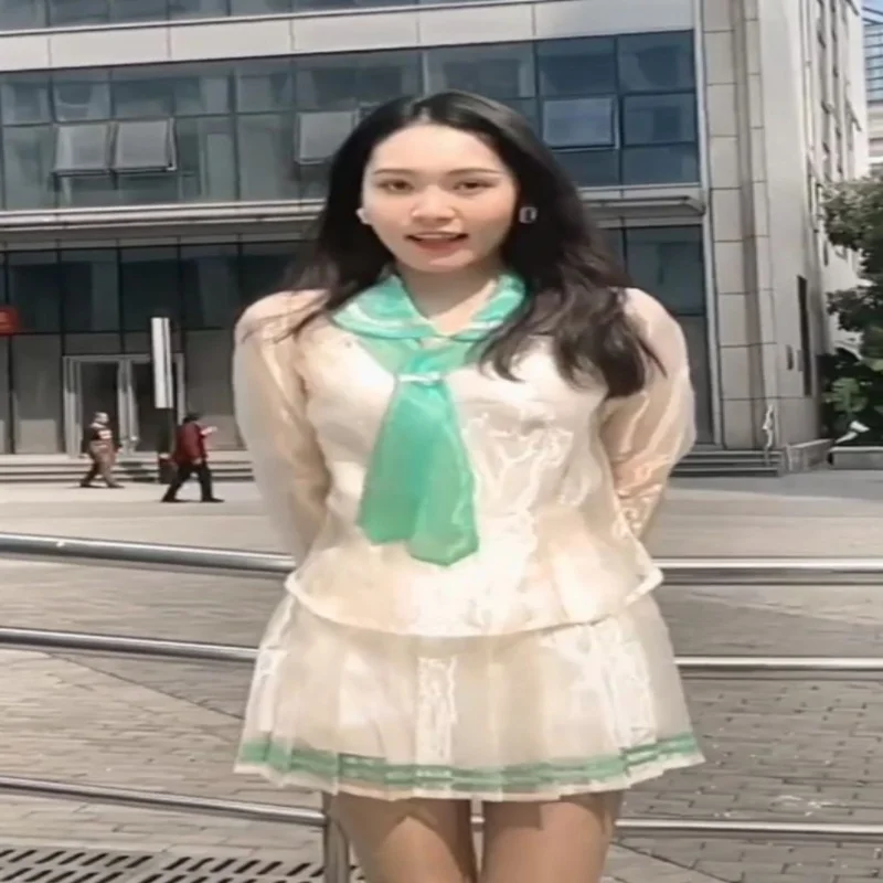 Couple's Lolita Cos Cross-dressing Jk Suit Sexy See Through Organza Glossy Soft Shirt Tie Skirts Private Party Clothing
Couple's Lolita Cos Cross-dressing Jk Suit Sexy See Through Organza Glossy Soft Shirt Tie Skirts Private Party Clothing