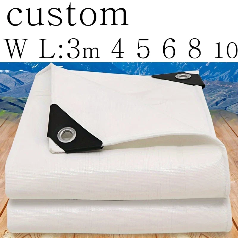 custom Large Tarp White 3x5 6 8m*8 10 12 3 4x4 6m Sun Shelter Waterproof Tarpaulin Garden Patio Rain Cover Shade Canopy Backyard
custom Large Tarp White 3x5 6 8m*8 10 12 3 4x4 6m Sun Shelter Waterproof Tarpaulin Garden Patio Rain Cover Shade Canopy Backyard