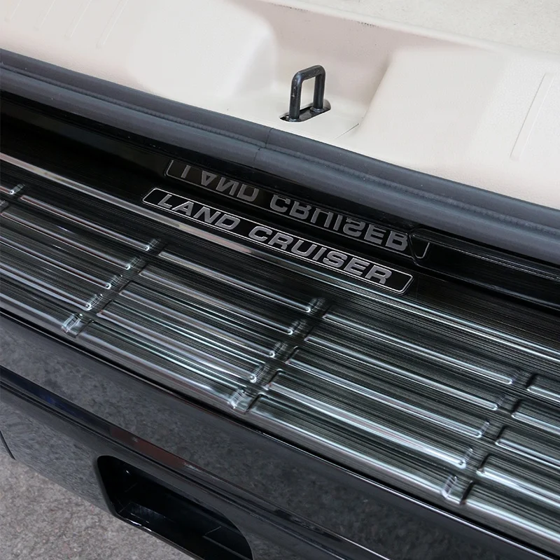 Glossy Black Stainless Steel Door Sill Plates + Silver Pillar Trim for Land Cruiser LC300 2019-2023 | 15% OFF Flash Sale
Glossy Black Stainless Steel Door Sill Plates + Silver Pillar Trim for Land Cruiser LC300 2019-2023 | 15% OFF Flash Sale