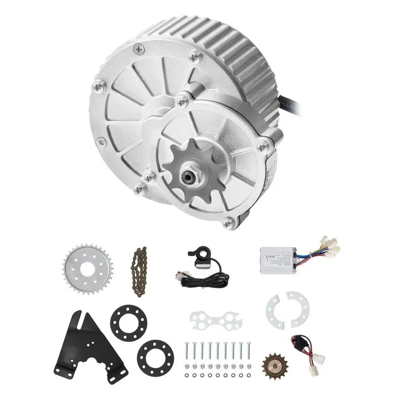 450W Electric Brushed DC Motor Kit 36V 3000rpm Motor w/ Speed Controller Thumb Throttle Kit for Go Karts E-Bike Scooter
450W Electric Brushed DC Motor Kit 36V 3000rpm Motor w/ Speed Controller Thumb Throttle Kit for Go Karts E-Bike Scooter