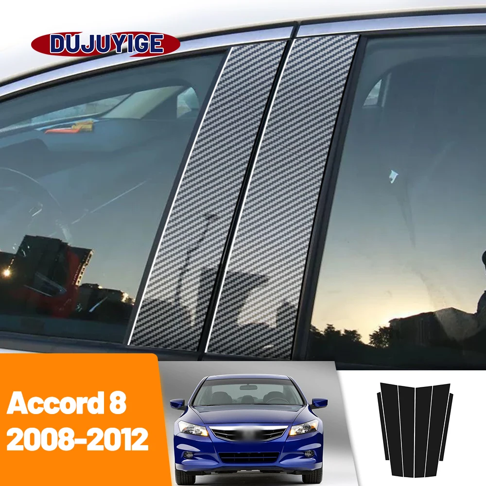 For Honda Accord 8 2008-2012 2009 2010 2011 Carbon Fiber Window Door Column Deal B C Pillar Post Cover Trim Sticker
For Honda Accord 8 2008-2012 2009 2010 2011 Carbon Fiber Window Door Column Deal B C Pillar Post Cover Trim Sticker