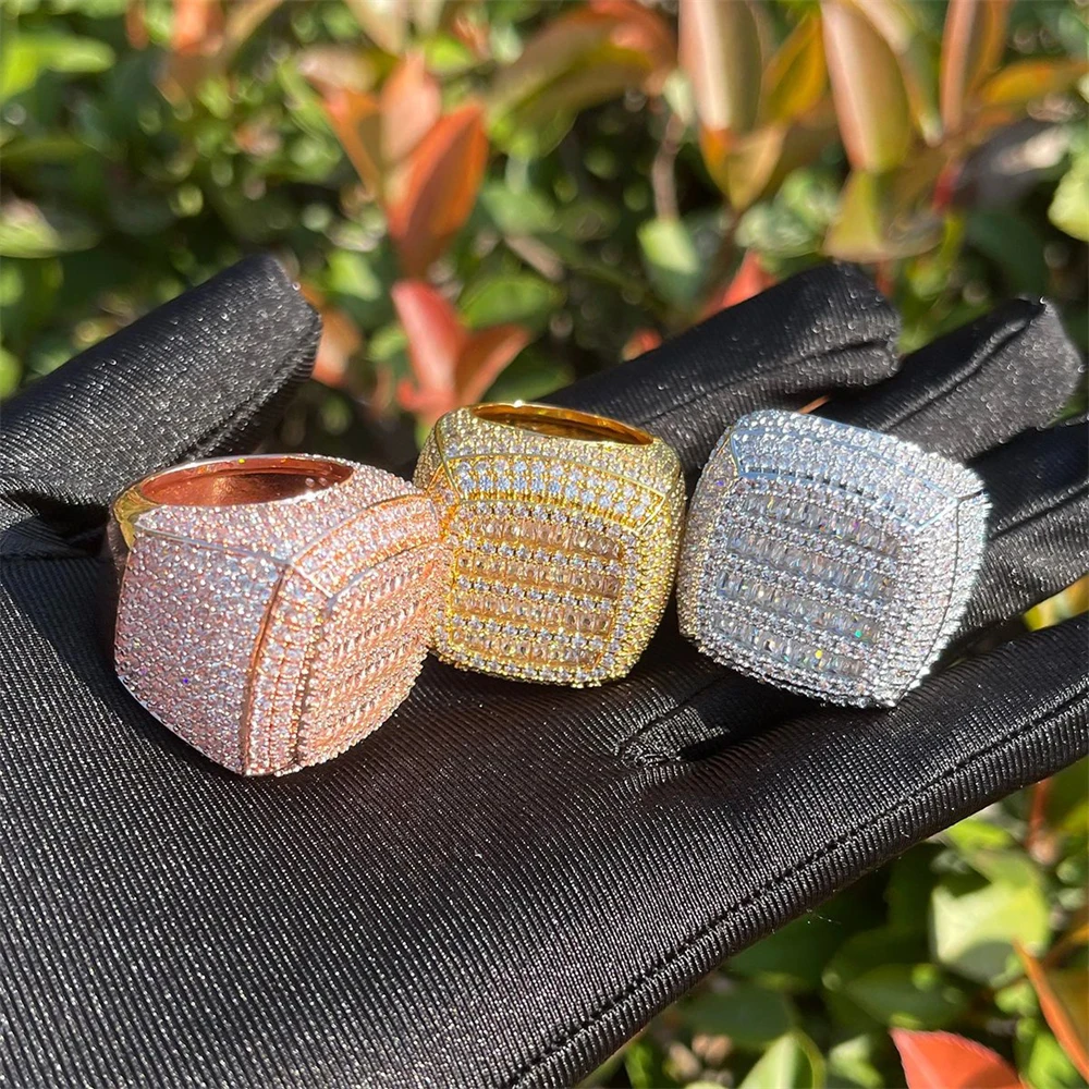 Квадратный багет, настоящее позолоченное кольцо в стиле хип-хоп, модные тенденции, ювелирные изделия унисекс
Квадратный багет, настоящее позолоченное кольцо в стиле хип-хоп, модные тенденции, ювелирные изделия унисекс