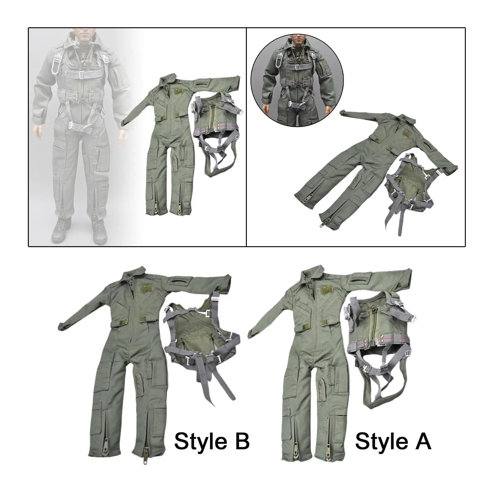 1/6 Scale Male Figure Jumpsuit Dress up Sturdy Stylish with Chest Vest Action Figures Clothes for 12in Action Figures Accessory
1/6 Scale Male Figure Jumpsuit Dress up Sturdy Stylish with Chest Vest Action Figures Clothes for 12in Action Figures Accessory