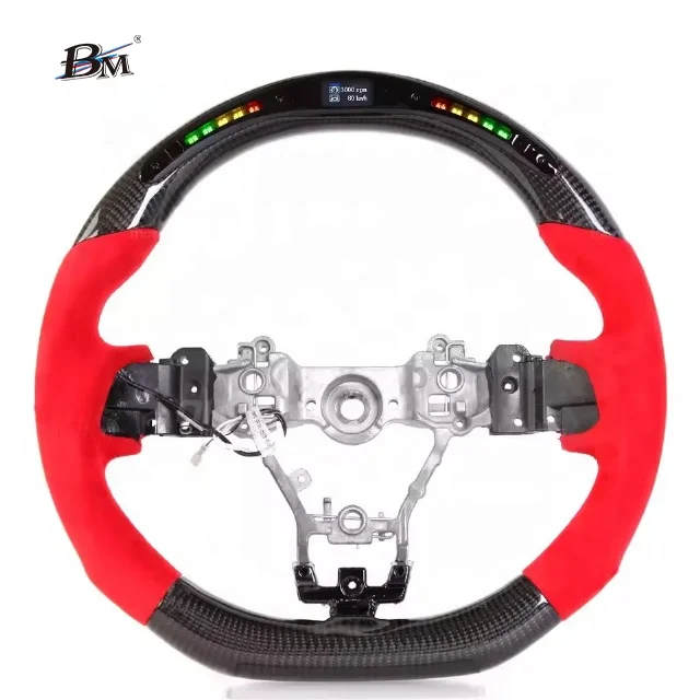 BM Red Led Carbon Fiber Car Steering Wheel Accessories for Subaru LEVORG VM4/G Wrx STI S4 VAB/G 2015-2022
BM Red Led Carbon Fiber Car Steering Wheel Accessories for Subaru LEVORG VM4/G Wrx STI S4 VAB/G 2015-2022