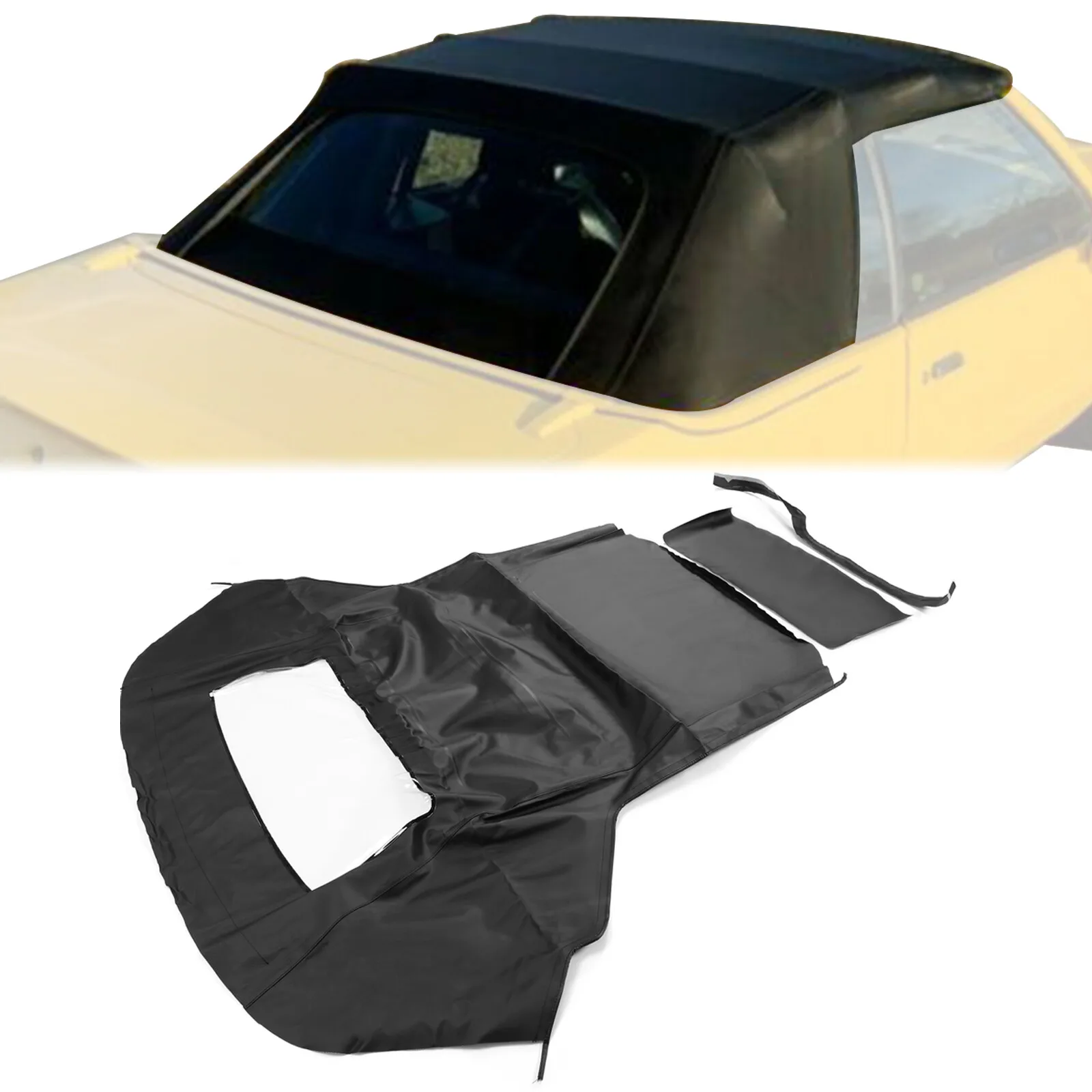 Black Soft Top with Plastic Window FOR 1983-90 1993 Ford Mustang Convertible 2DR
Black Soft Top with Plastic Window FOR 1983-90 1993 Ford Mustang Convertible 2DR