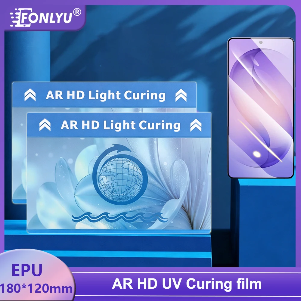 FONLYU AR Anti-glare UV Curing Anti-Reflection HD Hydrogel Film for Mobile Phone Curved Screen Protector Cutting Machine
FONLYU AR Anti-glare UV Curing Anti-Reflection HD Hydrogel Film for Mobile Phone Curved Screen Protector Cutting Machine