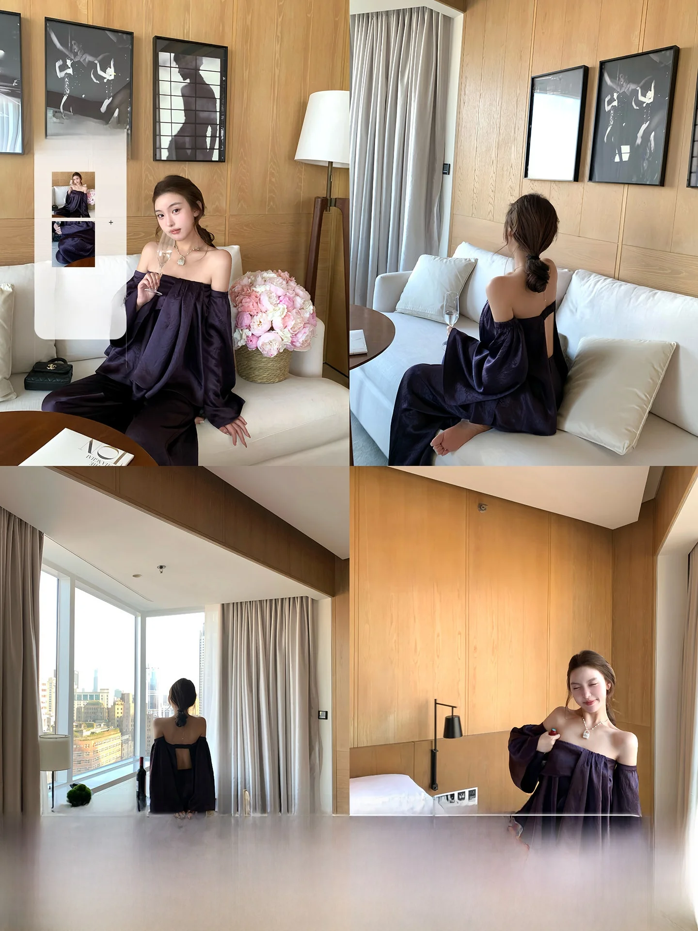 Loose Acetate Satin Wide Leg Pants Set with Bell Sleeve Top for Women Ribbon Handwritten Casual Style Low Waist Zipper
Loose Acetate Satin Wide Leg Pants Set with Bell Sleeve Top for Women Ribbon Handwritten Casual Style Low Waist Zipper
