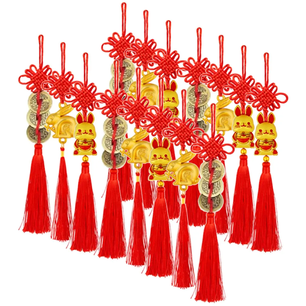 15pcs Chinese Knot Tassel Hangings Decorative Pendant For Spring Festival New Year Decoration Lucky Gift Wall Ornament Home
15pcs Chinese Knot Tassel Hangings Decorative Pendant For Spring Festival New Year Decoration Lucky Gift Wall Ornament Home
