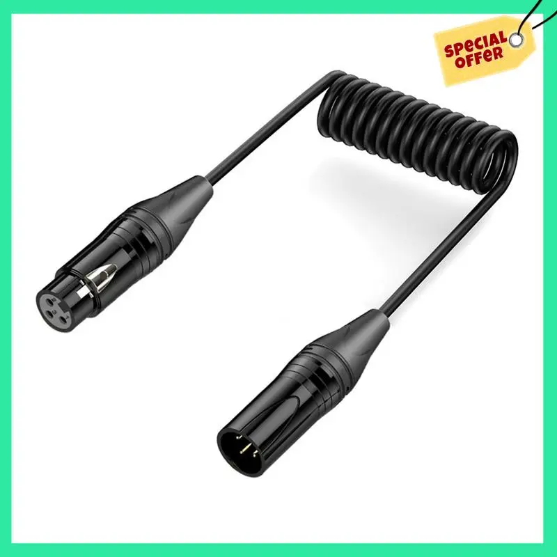 -A14E XLR Cable XLR 3-Pin Male To Female Mic Cable Audio Adapter Cord For Microphone Mixer Speaker Amplifier
-A14E XLR Cable XLR 3-Pin Male To Female Mic Cable Audio Adapter Cord For Microphone Mixer Speaker Amplifier