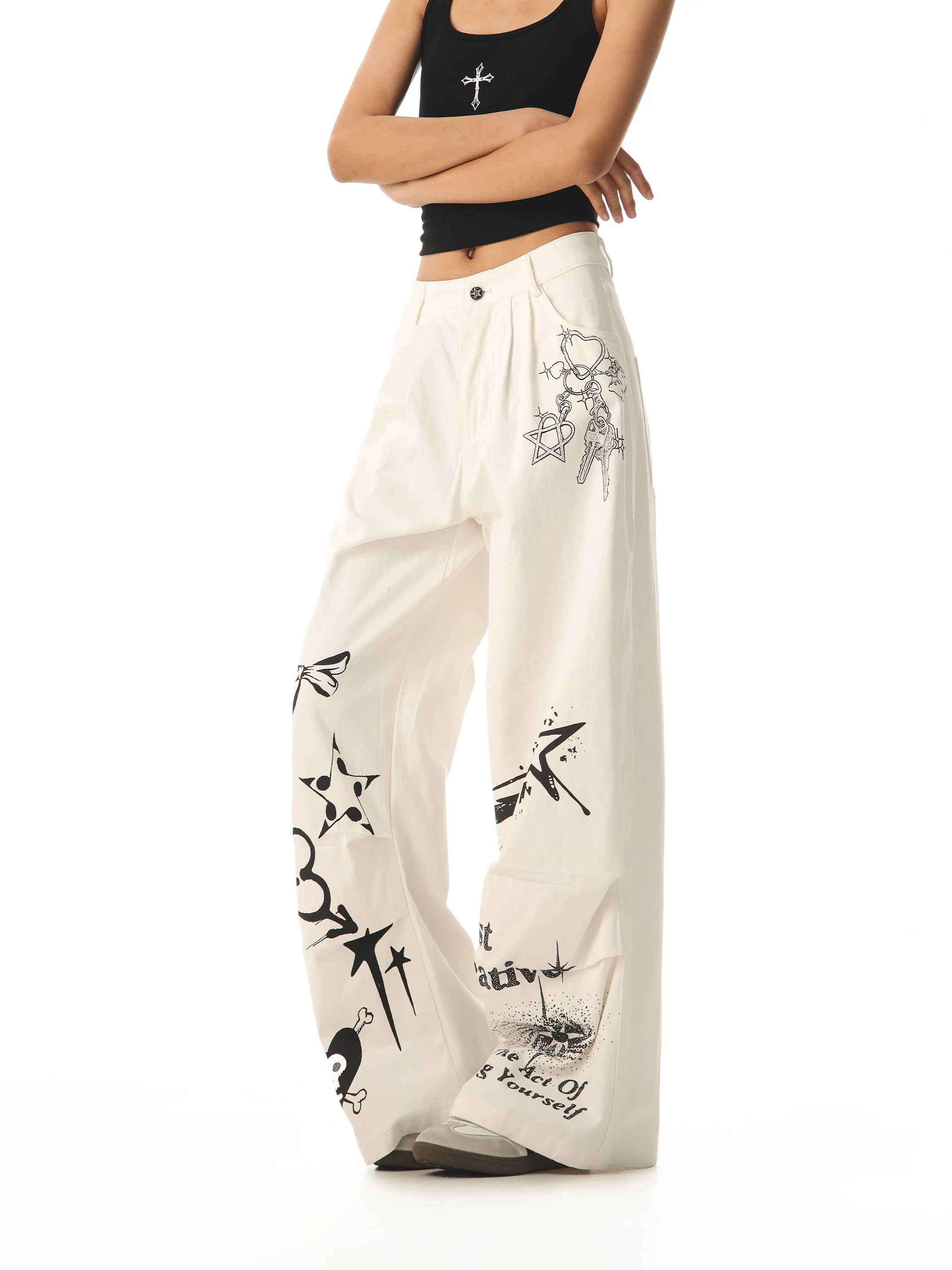 Белые свободные женские джинсы для уличных танцев CCAPTAINBEER Beer Captain American, длинные брюки, повседневные, винтажные, из хлопка
Белые свободные женские джинсы для уличных танцев CCAPTAINBEER Beer Captain American, длинные брюки, повседневные, винтажные, из хлопка