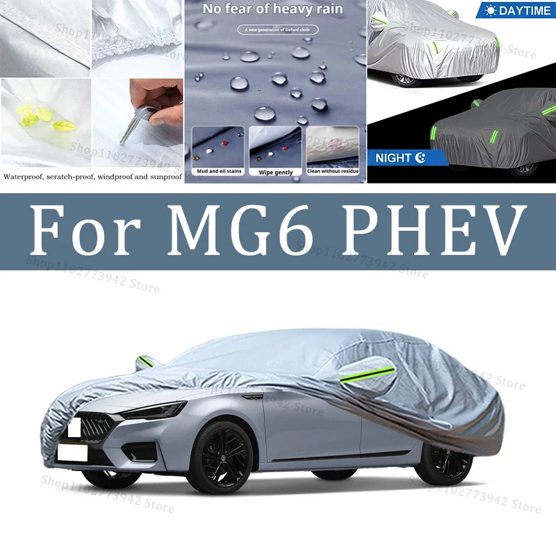 Для MG6 PHEV Черный, серебристый, устойчивый к царапинам автомобильный чехол — пыленепроницаемый и солнцезащитный, комплексная защита для парковки на открытом воздухе
Для MG6 PHEV Черный, серебристый, устойчивый к царапинам автомобильный чехол — пыленепроницаемый и солнцезащитный, комплексная защита для парковки на открытом воздухе