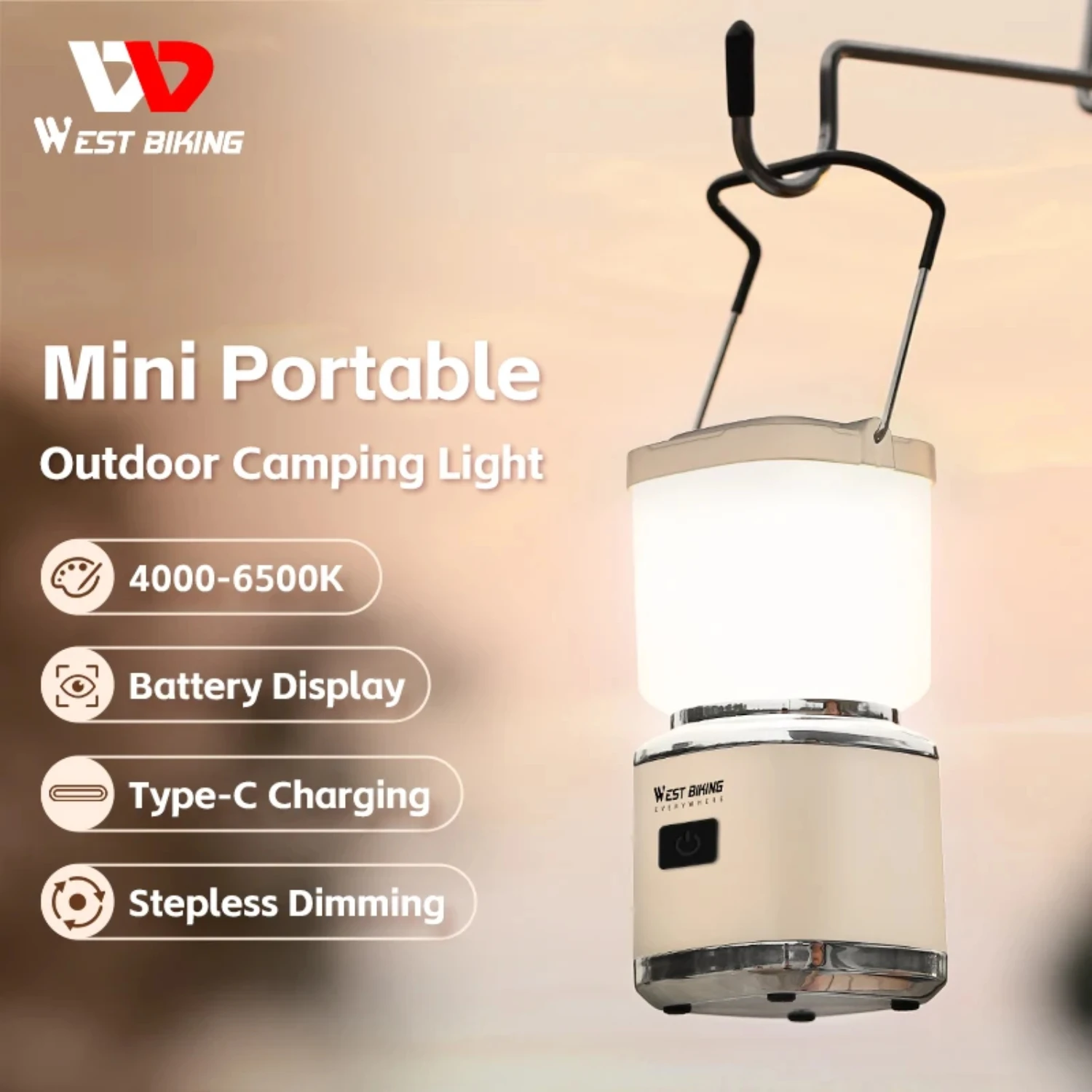 Camping Tent Light Portable Rechargeable Camping Hook Lantern Outdoor Waterproof Tent Lights Emergency Table Lamp
Camping Tent Light Portable Rechargeable Camping Hook Lantern Outdoor Waterproof Tent Lights Emergency Table Lamp