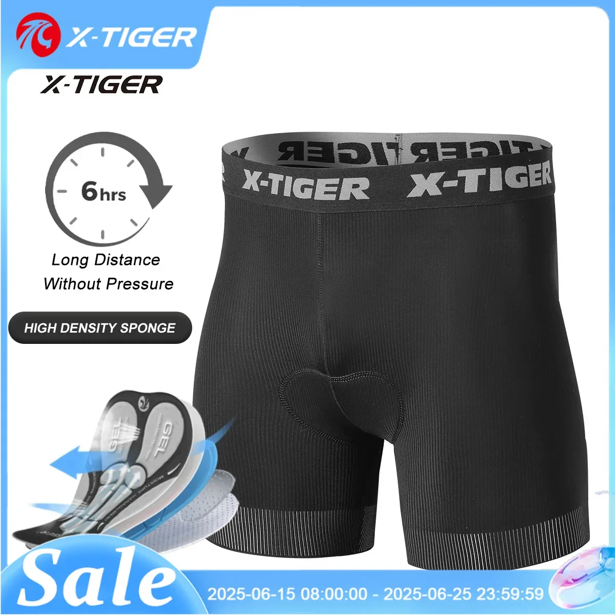 X-TIGER Pro Cycling Underpants Summer Cycling Underwear Breathable Mesh 5D Silicone Seat Cushion Road MTB Bike Short
X-TIGER Pro Cycling Underpants Summer Cycling Underwear Breathable Mesh 5D Silicone Seat Cushion Road MTB Bike Short