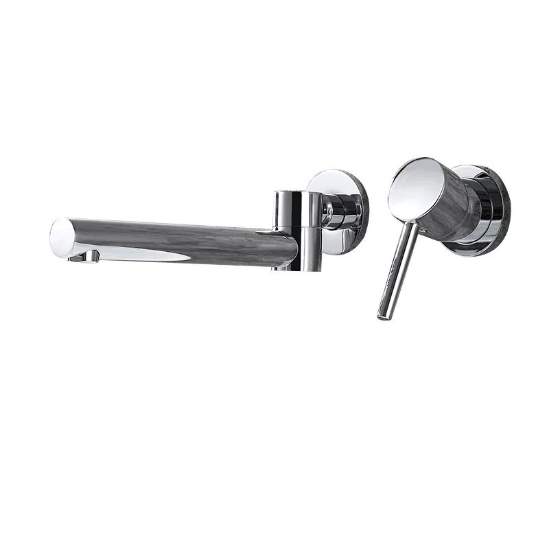 Concealed Wall Mounted Basin Faucet 180 Degree Rotation Single Handle Hot Cold Water Bath Mixer Tap Brass Swivel Spout Sink Tap
Concealed Wall Mounted Basin Faucet 180 Degree Rotation Single Handle Hot Cold Water Bath Mixer Tap Brass Swivel Spout Sink Tap
