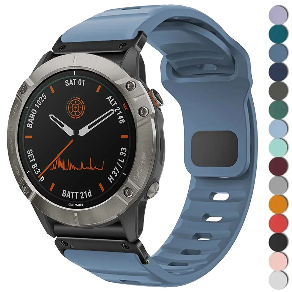 Ремешок без зазоров 22 мм 26 мм для Garmin Fenix 8 E 7 7X 6X Pro 5XPlus Epix Pro Gen 2 47 мм 51 мм/Enduro 3 Быстросъемный силиконовый ремешок для часов
Ремешок без зазоров 22 мм 26 мм для Garmin Fenix 8 E 7 7X 6X Pro 5XPlus Epix Pro Gen 2 47 мм 51 мм/Enduro 3 Быстросъемный силиконовый ремешок для часов