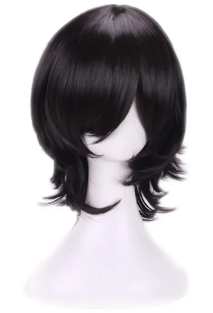 Halloween Perruques de Cosplay Anime à couches courtes pour hommes, perruque de fête noire pour Costume Anime à l'envers
Halloween Perruques de Cosplay Anime à couches courtes pour hommes, perruque de fête noire pour Costume Anime à l'envers