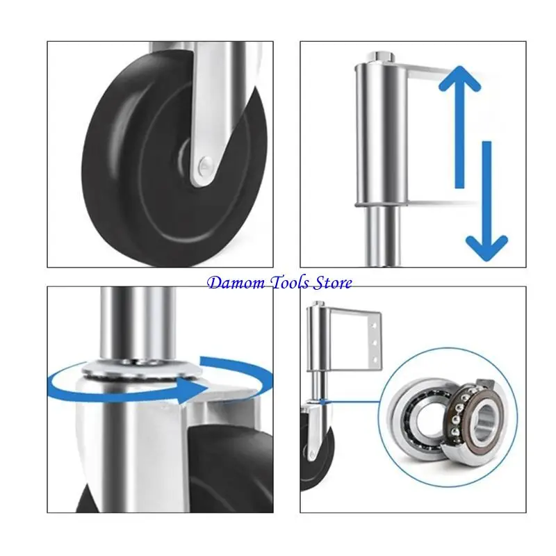 57BE Multipurpose Gate Wheel with Wide Brackets and 360 Degree Swivels Designs for Enhances Mobilities on Rough Ground
57BE Multipurpose Gate Wheel with Wide Brackets and 360 Degree Swivels Designs for Enhances Mobilities on Rough Ground