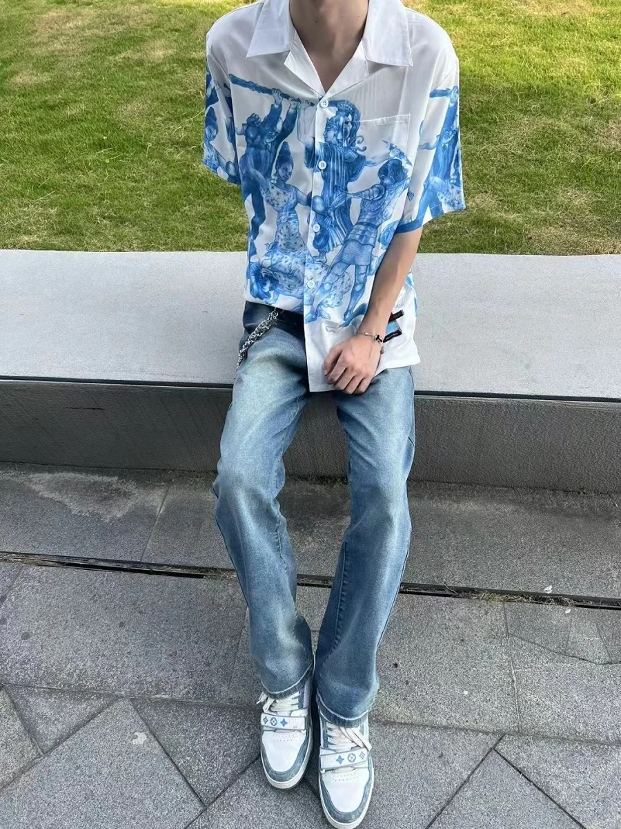 Мужские джинсы AERO из эластичного денима с эффектом выцветания, винтажные американские прямые брюки, молодежные повседневные хлопковые стрейч-джинсы
Мужские джинсы AERO из эластичного денима с эффектом выцветания, винтажные американские прямые брюки, молодежные повседневные хлопковые стрейч-джинсы