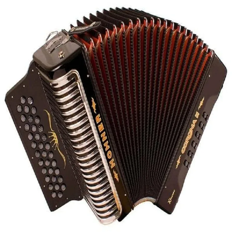 100% оригинальный аккордеон Hohner Button Corona II Xtreme FBbEb, потрясающий темно-черный цвет, в комплекте с сумкой для концерта и ремнями
100% оригинальный аккордеон Hohner Button Corona II Xtreme FBbEb, потрясающий темно-черный цвет, в комплекте с сумкой для концерта и ремнями
