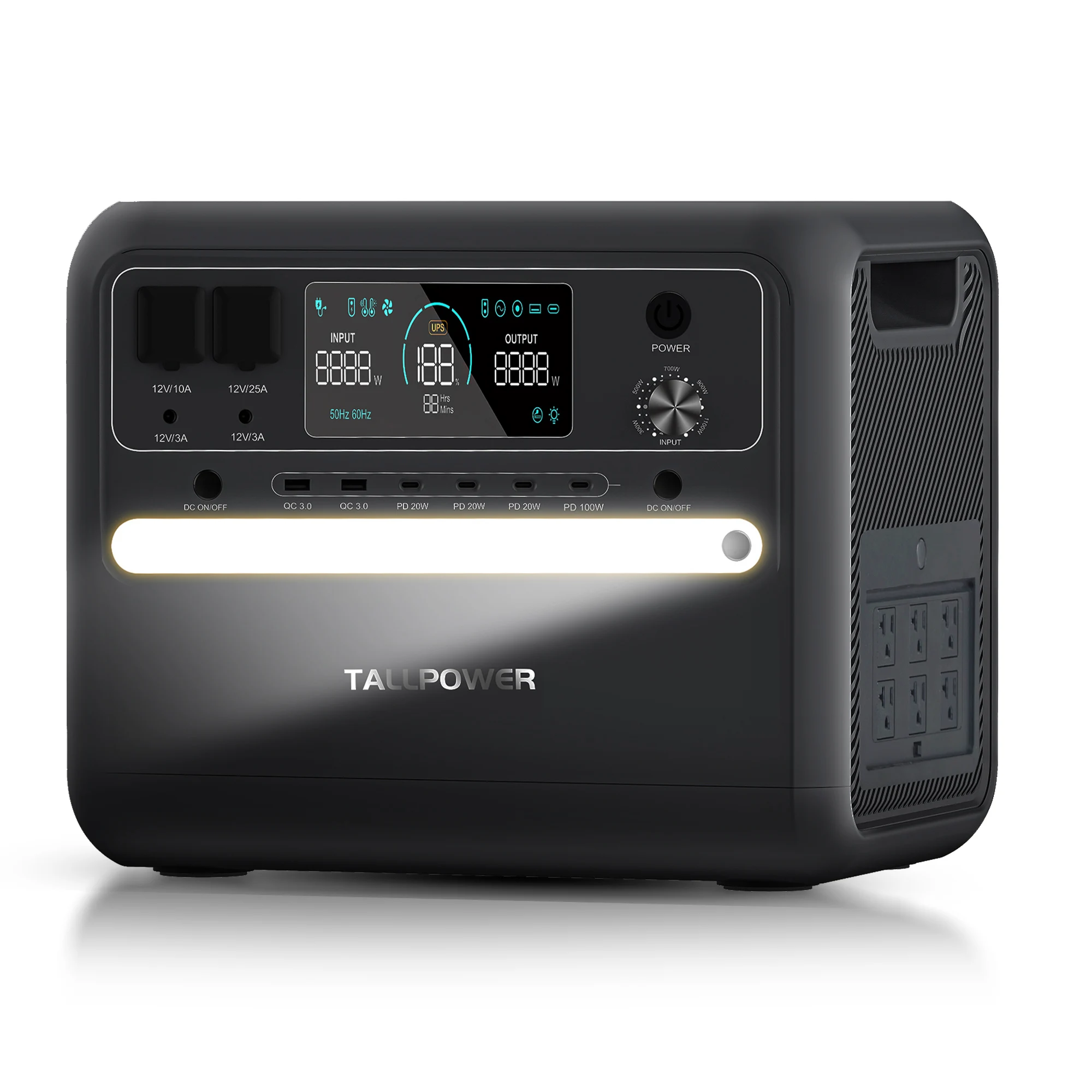 2400W Portable Power Station,2160Wh LiFePO4 UPS Battery,Surge 4800W Solar Generator with 6xAC 1100W Charging,Multiple DC/AC Outp
2400W Portable Power Station,2160Wh LiFePO4 UPS Battery,Surge 4800W Solar Generator with 6xAC 1100W Charging,Multiple DC/AC Outp