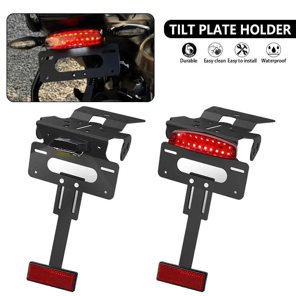 Motor License Plate Holder Bracket Fender Eliminator With LED Rear Tail Tidy For Suzuki GSX8S GSX-8S 2024 2023 GSX-8R 2025 GSX8R
Motor License Plate Holder Bracket Fender Eliminator With LED Rear Tail Tidy For Suzuki GSX8S GSX-8S 2024 2023 GSX-8R 2025 GSX8R