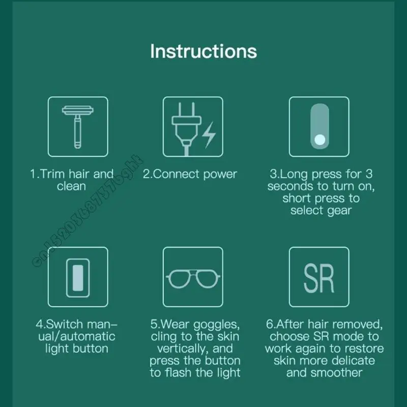 4XFB Hair Reduction Device Multifuntional IPL Hair Remover Plastic Texture for Woman
4XFB Hair Reduction Device Multifuntional IPL Hair Remover Plastic Texture for Woman