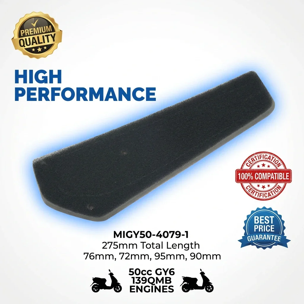 MORTCH Spare parts Air Filter Foam Insert GY50-4079-1 Fit for GY6 49cc 50cc 139QMB Scooters Moped Go Kart
MORTCH Spare parts Air Filter Foam Insert GY50-4079-1 Fit for GY6 49cc 50cc 139QMB Scooters Moped Go Kart