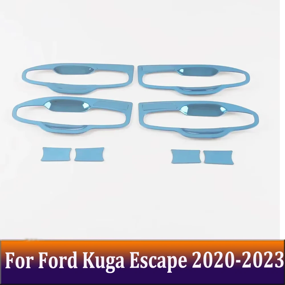 Для Ford Kuga Escape 2020 2021 2022 2023, боковая дверная ручка, чаша, накладка, автомобильная наклейка, украшение, аксессуары для стайлинга
Для Ford Kuga Escape 2020 2021 2022 2023, боковая дверная ручка, чаша, накладка, автомобильная наклейка, украшение, аксессуары для стайлинга