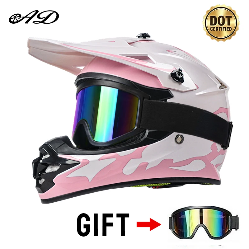 High Quality Dot Certified Kids Motorcycle Helmets Suitable for Off-Road Street Riding Mountain Bikes Helmet with Goggles
High Quality Dot Certified Kids Motorcycle Helmets Suitable for Off-Road Street Riding Mountain Bikes Helmet with Goggles