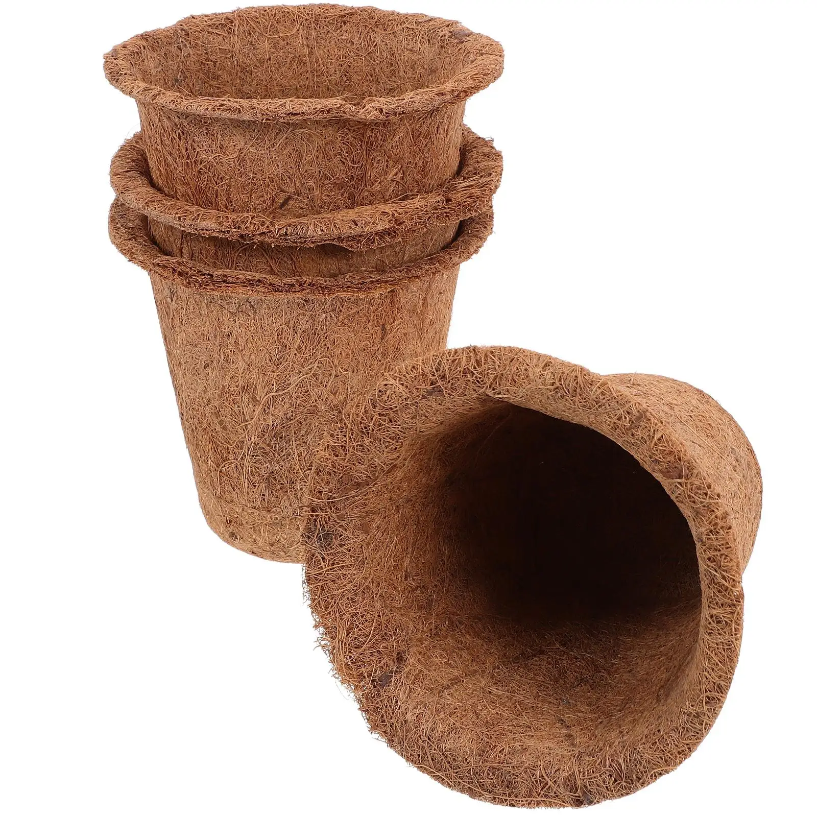 4pcs Coconut Fiber Seedling Pots Portable Nursery for Lavender Tomatoes Drainage Garden Supplies Green Plant Growth
4pcs Coconut Fiber Seedling Pots Portable Nursery for Lavender Tomatoes Drainage Garden Supplies Green Plant Growth