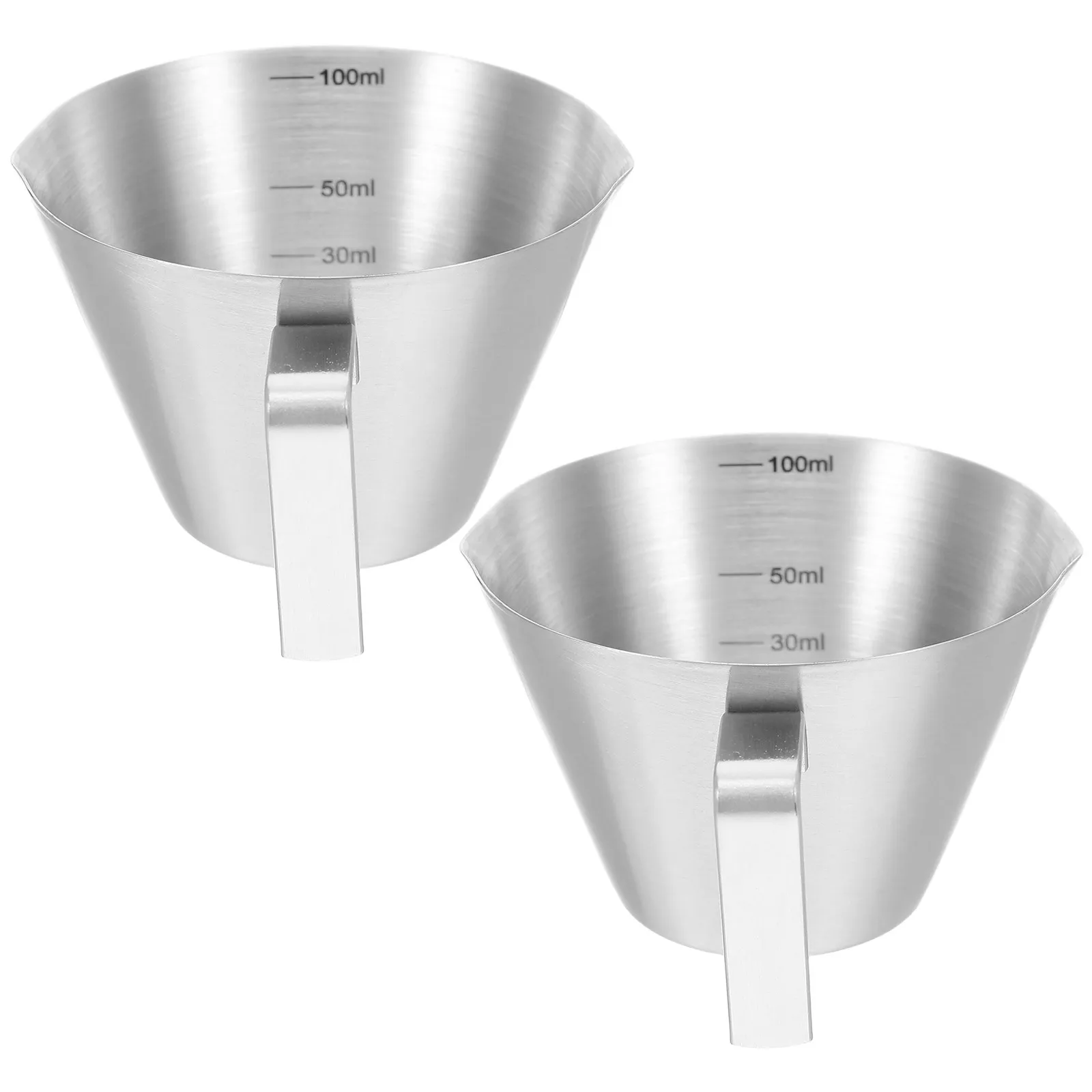 2Pcs Stainless Steel Espresso Measuring Cups Double Spout Metal Pitchers for Coffee Creamer Latte Art Dishwasher Safe Coffee
2Pcs Stainless Steel Espresso Measuring Cups Double Spout Metal Pitchers for Coffee Creamer Latte Art Dishwasher Safe Coffee