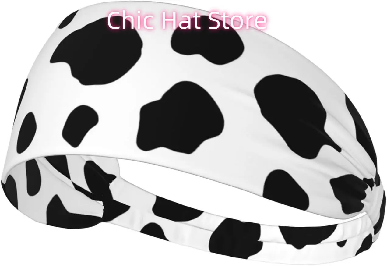 Black And White Cow Pattern Workout Headbands Fashion Sports Sweatbands Yoga for Fitness Athletic Non Slip Wicking Headsca
Black And White Cow Pattern Workout Headbands Fashion Sports Sweatbands Yoga for Fitness Athletic Non Slip Wicking Headsca