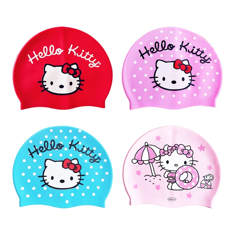 Новинка, симпатичная шапочка для плавания HelloKitty Kawaii Sanrio, симпатичная Женская утолщенная удобная Силиконовая Шапочка с принтом в стиле аниме, летняя шапочка для бассейна для девочек
Новинка, симпатичная шапочка для плавания HelloKitty Kawaii Sanrio, симпатичная Женская утолщенная удобная Силиконовая Шапочка с принтом в стиле аниме, летняя шапочка для бассейна для девочек
