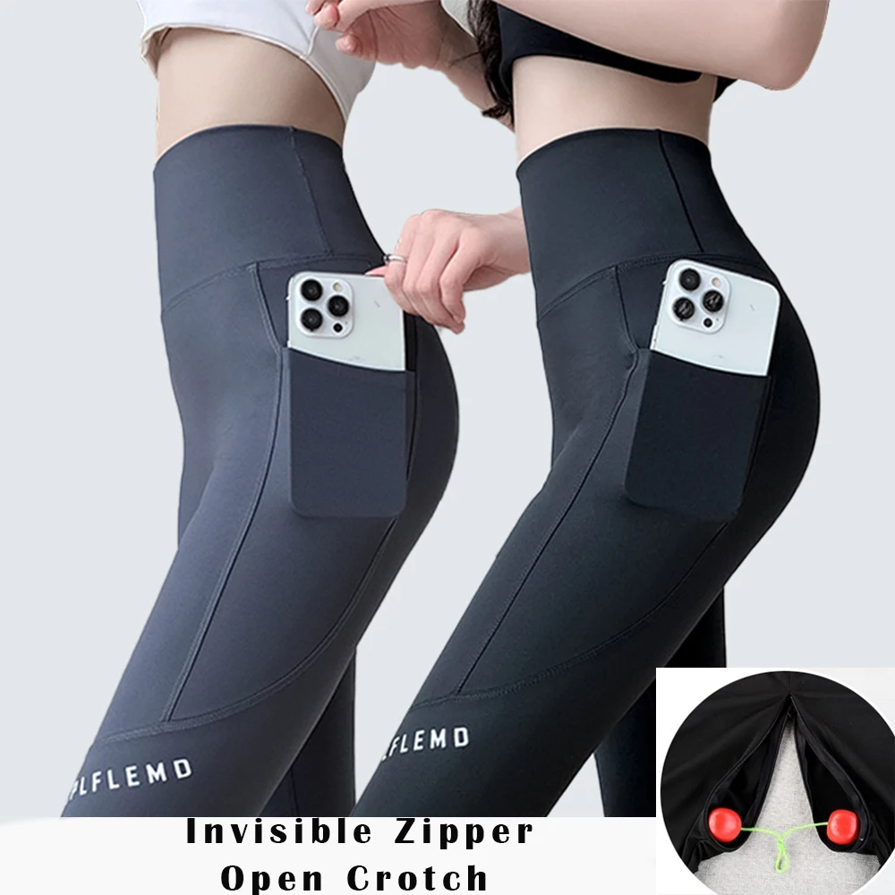 Invisible Zipper Open Crotch Seamless Leggings Yoga Pants Pockets Plus Size High Waist Trousers
Invisible Zipper Open Crotch Seamless Leggings Yoga Pants Pockets Plus Size High Waist Trousers