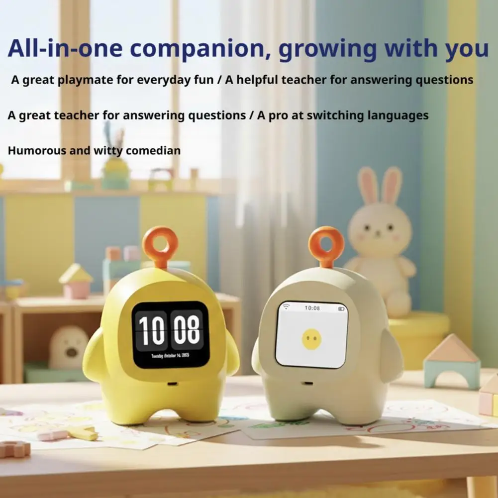 AI Smart Desktop Robot Voice Interaction Electronic Pet AI Learning Tutor Pocket Language Robot Intelligent Companion for Kids
AI Smart Desktop Robot Voice Interaction Electronic Pet AI Learning Tutor Pocket Language Robot Intelligent Companion for Kids