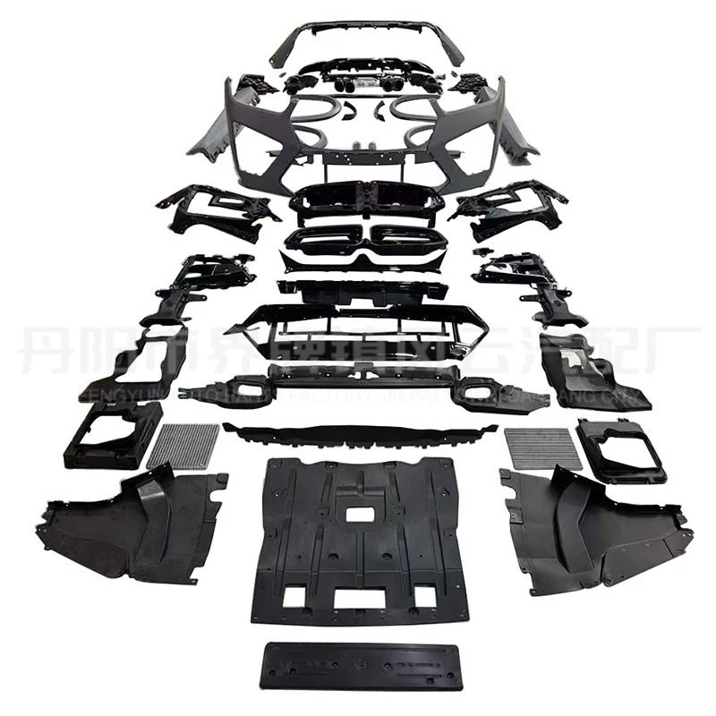 Подходит для BMW X5 G05, преобразование поздней модели 1:1, X5M, передний и задний бампер в сборе, комплект широкого кузова с четырехколесной аркой
Подходит для BMW X5 G05, преобразование поздней модели 1:1, X5M, передний и задний бампер в сборе, комплект широкого кузова с четырехколесной аркой