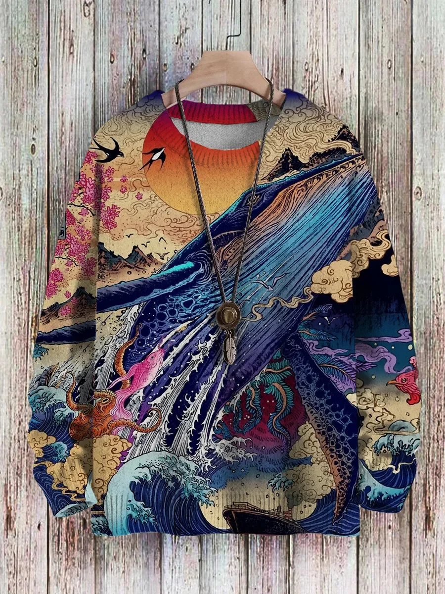 PLstar Cosmos Art Cat Ride Koi Pattern 3D Printed Men's Knitted Sweater Winter Unisex Casual Warm Knit Pullover Sweater ZZM143
PLstar Cosmos Art Cat Ride Koi Pattern 3D Printed Men's Knitted Sweater Winter Unisex Casual Warm Knit Pullover Sweater ZZM143