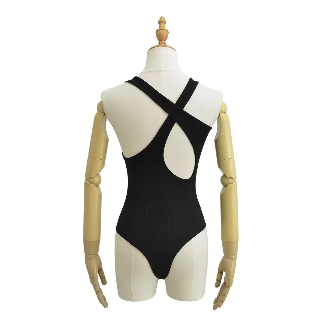 Сексуальное асимметричное нижнее белье с черными ремешками, цельное нижнее белье, брюки с высокой талией, женское нижнее белье Street Sle 
Сексуальное асимметричное нижнее белье с черными ремешками, цельное нижнее белье, брюки с высокой талией, женское нижнее белье Street Sle