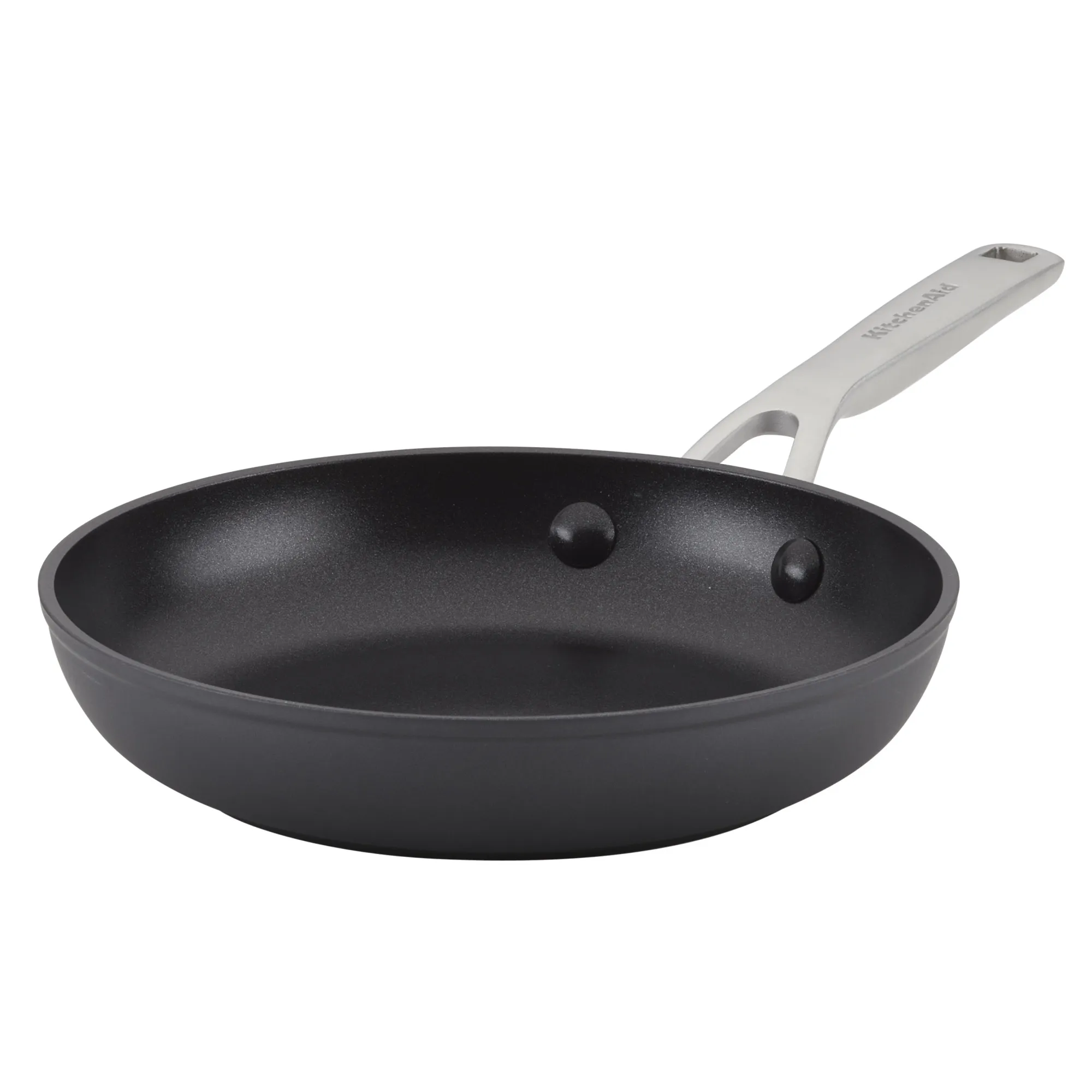 Hard Anodized Induction-Compatible 8.25 Inch Nonstick Frying Pan with Matte Black Finish
Hard Anodized Induction-Compatible 8.25 Inch Nonstick Frying Pan with Matte Black Finish