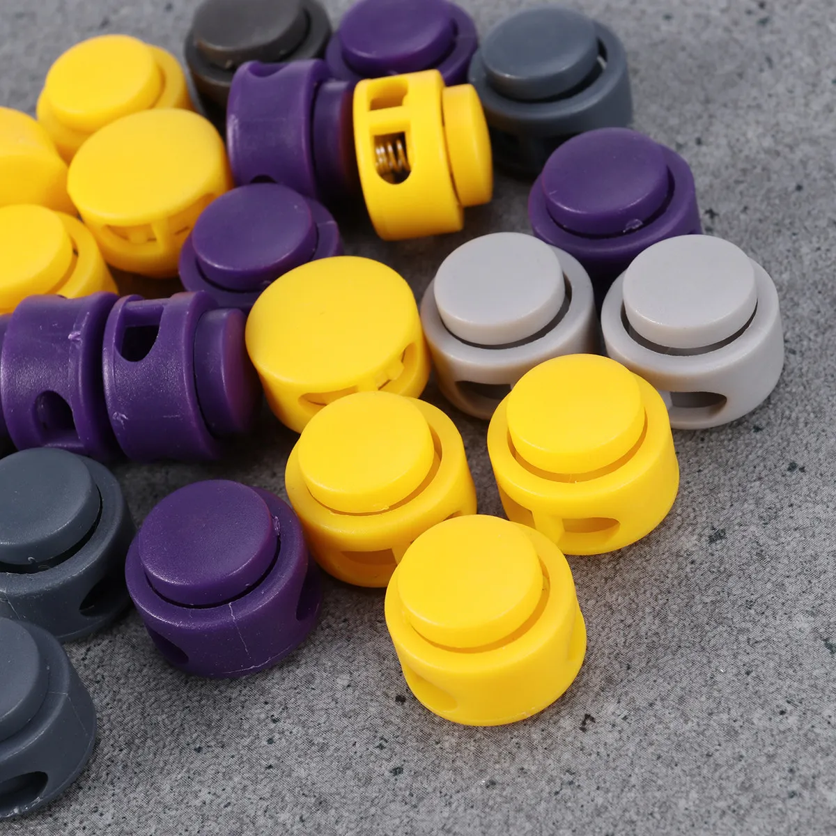 DIY spring buttons Spring fastener Spring cord lock Round spring button Round cordlock
DIY spring buttons Spring fastener Spring cord lock Round spring button Round cordlock