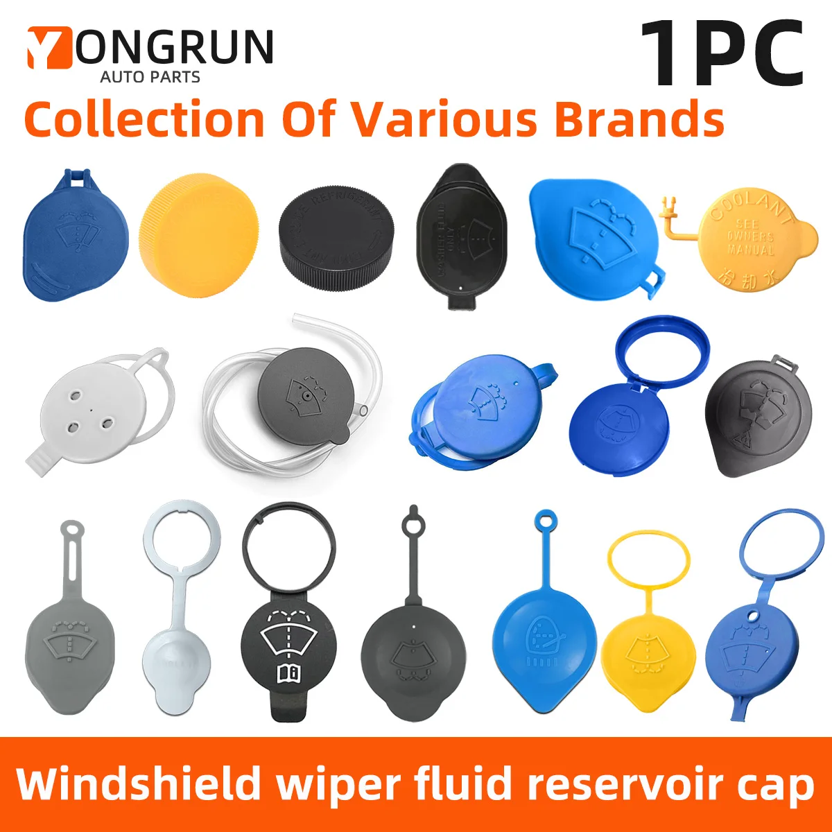 YONGRUN 1/2/5/10pcs Windshield Cleaning Fluid Storage Tank Bottle Cap Collection
YONGRUN 1/2/5/10pcs Windshield Cleaning Fluid Storage Tank Bottle Cap Collection