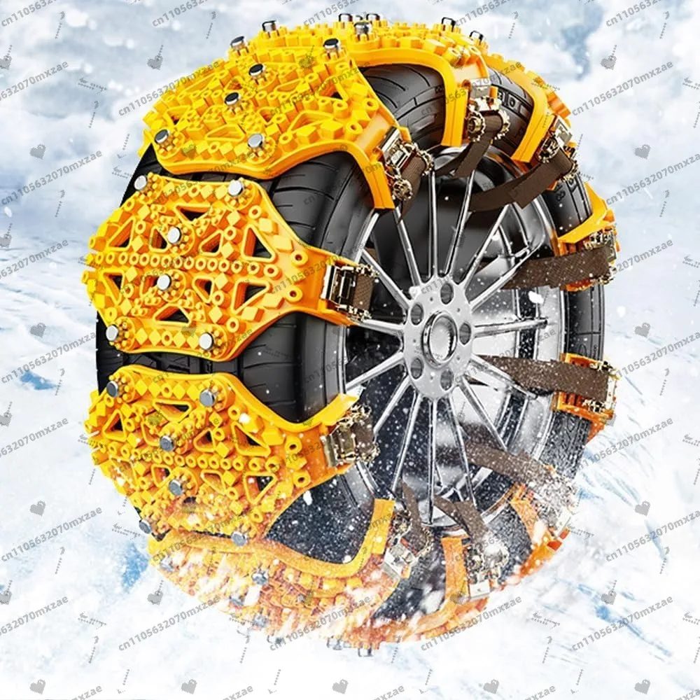 8pcs Universal Snow Chains for Tires, Easy Install Anti-Skid Traction for SUV Truck Car, Emergency Winter Road Assistance
8pcs Universal Snow Chains for Tires, Easy Install Anti-Skid Traction for SUV Truck Car, Emergency Winter Road Assistance