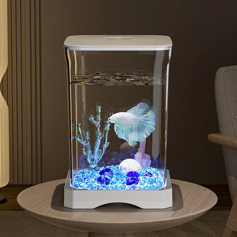 Douyu tank high definition transparent desktop small fish tank home living room desk ecological landscaping
Douyu tank high definition transparent desktop small fish tank home living room desk ecological landscaping